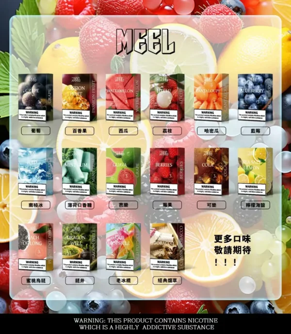 MEEL匠心系列 一代通用煙彈｜陶瓷芯防漏3%丁鹽順口，台灣現貨正品安全超取