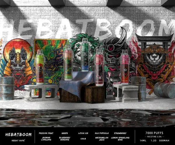 20240103105256.webp Hebat喜貝 BOOM 7000口拋棄式電子煙|14ml可充電500mAh,台灣現貨正品安全超取