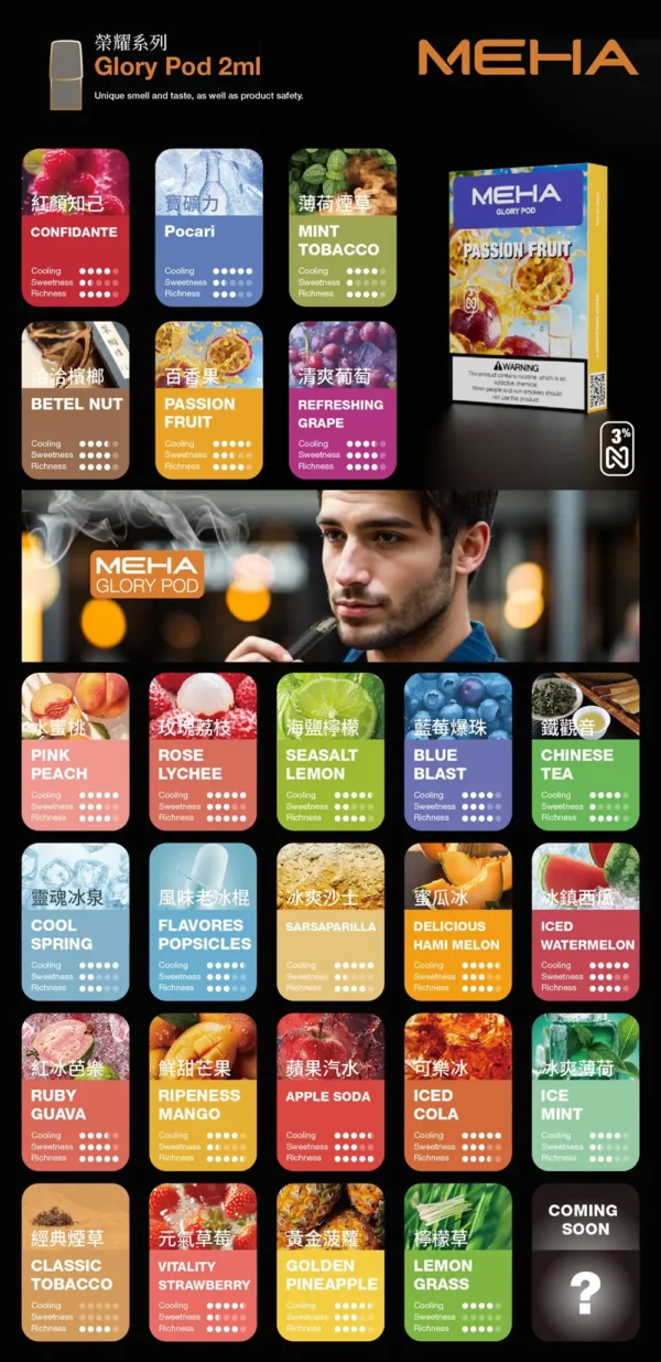 5325a4f9d94ef6d80fb479ce21f9c513.webp MEHA魅嗨 一代通用煙彈|陶瓷芯防漏,2.0ml三顆裝,台灣現貨正品安全超取