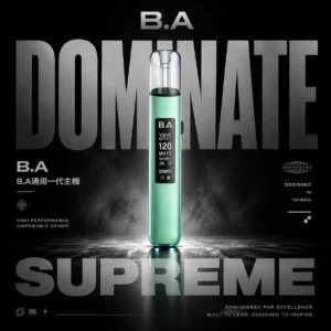 ChatGPT-Image-2026年6月18日-上午01_24_11.webp B.A Smart Vape Bar 一代通用主機|LED螢幕RGB炫彩燈效,台灣正品現貨快速出貨