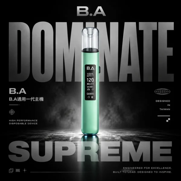 ChatGPT-Image-2026年6月18日-上午01_24_11.webp B.A Smart Vape Bar 一代通用主機|LED螢幕RGB炫彩燈效,台灣正品現貨快速出貨