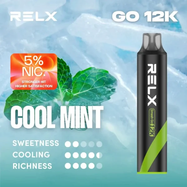 RELX Smash Go 12000口拋棄式電子煙｜15ml防乾燒5%丁鹽，台灣現貨正品安全超取