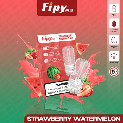 【滿3贈主機】Fipy果派一代通用煙彈｜2.2ml透明陶瓷芯3%爆汁果香，台灣正品現貨秒發