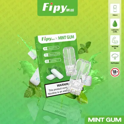 【滿3贈主機】Fipy果派一代通用煙彈｜2.2ml透明陶瓷芯3%爆汁果香，台灣正品現貨秒發