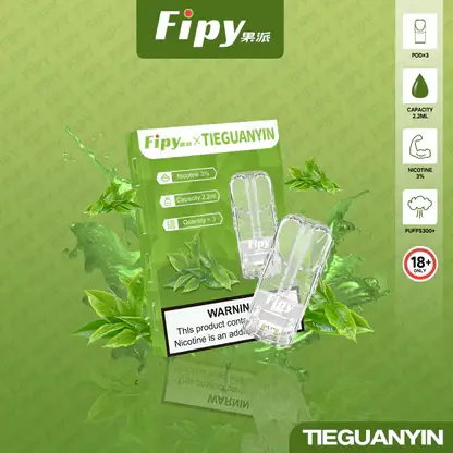 【滿3贈主機】Fipy果派一代通用煙彈｜2.2ml透明陶瓷芯3%爆汁果香，台灣正品現貨秒發