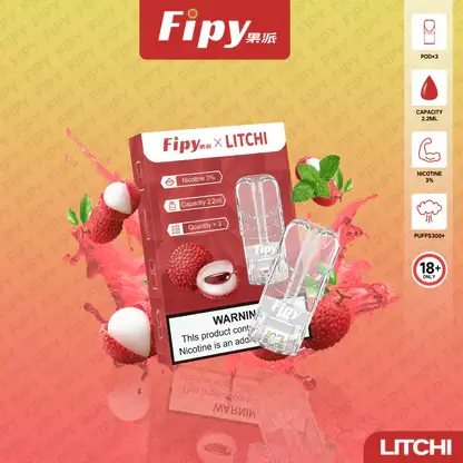 【滿3贈主機】Fipy果派一代通用煙彈｜2.2ml透明陶瓷芯3%爆汁果香，台灣正品現貨秒發