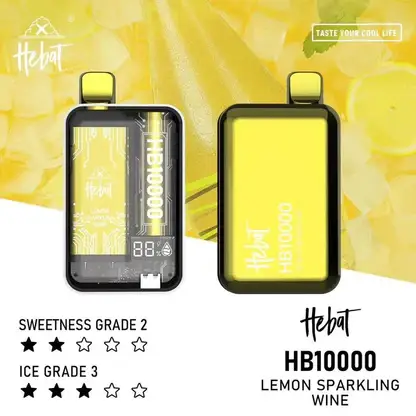 Hebat喜貝 10000口拋棄式｜LED螢幕防漏，Type-C快充，台灣正品現貨快速出貨
