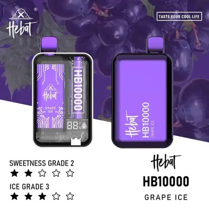 Hebat喜貝 10000口拋棄式｜LED螢幕防漏，Type-C快充，台灣正品現貨快速出貨
