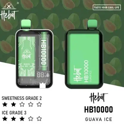 Hebat喜貝 10000口拋棄式｜LED螢幕防漏，Type-C快充，台灣正品現貨快速出貨