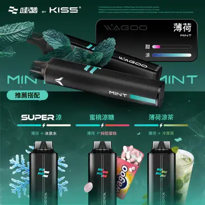 WAGOO哇酷 KIS5 6500口拋棄式｜雙芯混搭防漏，78種風味，台灣正品現貨快速出貨