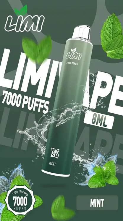 LIMI拋棄式一次性7000口-1.webp LIMI 7000口拋棄式電子煙|LED發光650mAh可充電,水果涼感,台灣正品現貨快速出貨