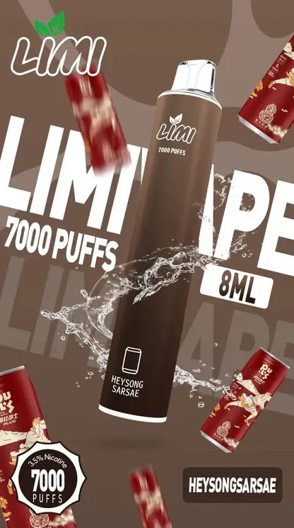 LIMI拋棄式一次性7000口-14.webp LIMI 7000口拋棄式電子煙|LED發光650mAh可充電,水果涼感,台灣正品現貨快速出貨