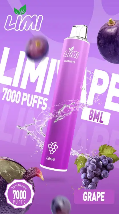 LIMI拋棄式一次性7000口-3.webp LIMI 7000口拋棄式電子煙|LED發光650mAh可充電,水果涼感,台灣正品現貨快速出貨