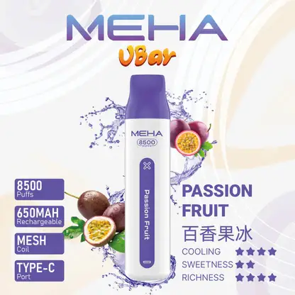 MEHA-8500口-VBar小白條-8.webp MEHA VBar 魅嗨 8500口拋棄式電子煙|650mAh可充電,水果涼感,台灣正品現貨快速出貨