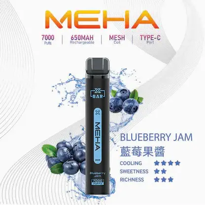MEHA-XBAR-拋棄式-7000口小黑條-15.webp MEHA XBAR 魅嗨 7000口拋棄式電子煙|Mesh網芯強效涼感,650mAh可充電,台灣正品現貨快速出貨