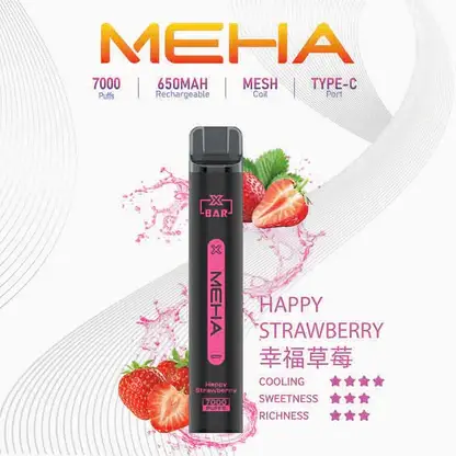 MEHA-XBAR-拋棄式-7000口小黑條-6.webp MEHA XBAR 魅嗨 7000口拋棄式電子煙|Mesh網芯強效涼感,650mAh可充電,台灣正品現貨快速出貨