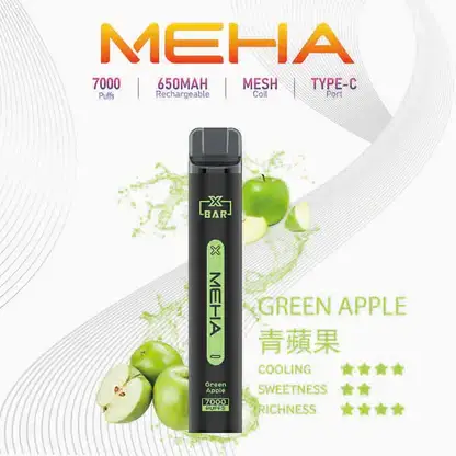 MEHA-XBAR-拋棄式-7000口小黑條-8.webp MEHA XBAR 魅嗨 7000口拋棄式電子煙|Mesh網芯強效涼感,650mAh可充電,台灣正品現貨快速出貨