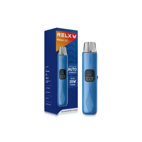 RELX-Prime.webp RELX悅刻35W可注油小煙|1000mAh大電量防漏螢幕,台灣現貨正品安全超取