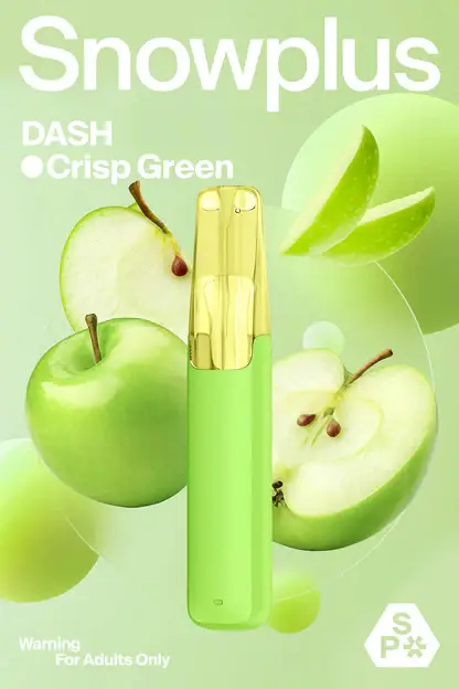 Snowplus DASH 4000口拋棄式電子煙｜7.5ml貼合吸嘴3%丁鹽，台灣現貨正品安全超取