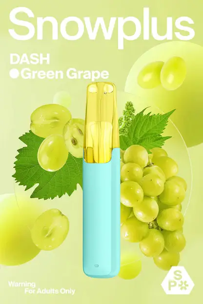 Snowplus DASH 4000口拋棄式電子煙｜7.5ml貼合吸嘴3%丁鹽，台灣現貨正品安全超取