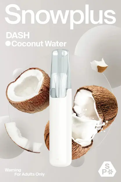 Snowplus DASH 4000口拋棄式電子煙｜7.5ml貼合吸嘴3%丁鹽，台灣現貨正品安全超取