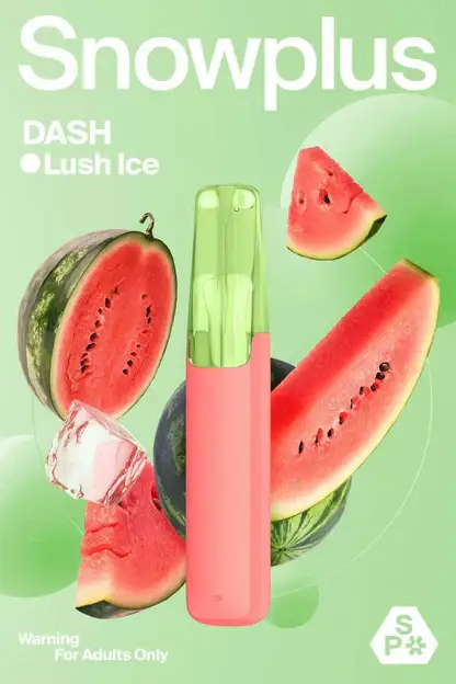 Snowplus DASH 4000口拋棄式電子煙｜7.5ml貼合吸嘴3%丁鹽，台灣現貨正品安全超取