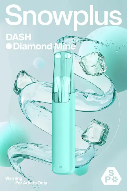 Snowplus DASH 4000口拋棄式電子煙｜7.5ml貼合吸嘴3%丁鹽，台灣現貨正品安全超取