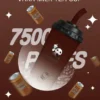 VAKA奶茶杯 7500口拋棄式電子煙｜15ml可充電，水果奶茶涼感，台灣正品現貨快速出貨