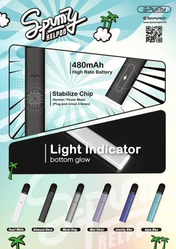 冰熊五代主機.webp SPUMY冰熊 五代通用主機|480mAh大電量快充, 雙檔調壓相容4/5/6代, 台灣正品現貨快速出貨